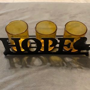Hope candle holder